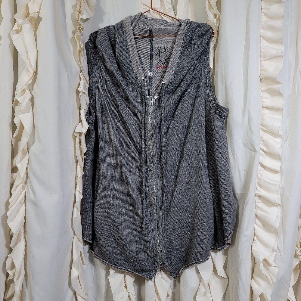 Johnny Was Pete & Greta Hooded Sleeveless Vest